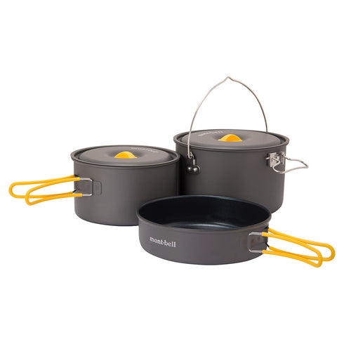 Mont-bell Alpine Cooker 16+18 Pan Set